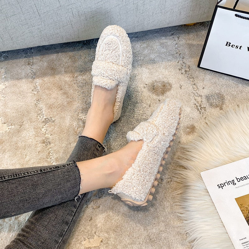 Comfy - Wool Fleece Loafers